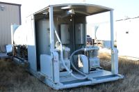 4000 gallon oilfield fuel tank with 4 comparment lubester and dual 2 stage air compressors 25 HP