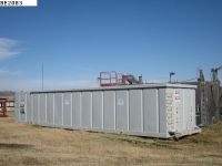 oilfield water tank with doghouse